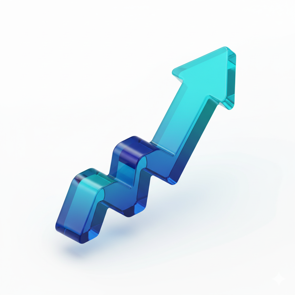 Ilustración 3D Plan Growth